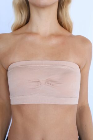 גוזיית סטרפלס-3 צבעים  ONE SIZE