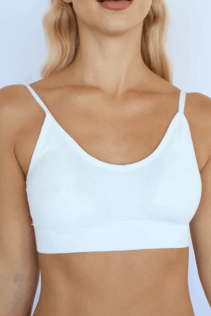 גוזיית גב עמוק גזרת פסים-5 צבעים