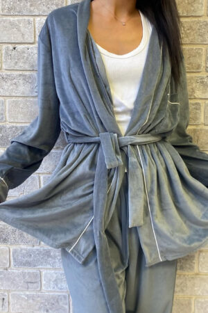 חליפת חלוק ומכנס-3 צבעים