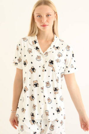 מכופתרת teddy