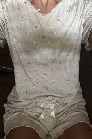 ויסקוזה קצרה floral 4 צבעים