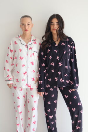 סט מכופתרת bow tie