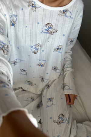 סט ג׳קארד Snow teddy