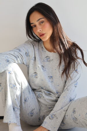 A Snow teddy סט ג'קארד