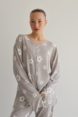 סט מכופתרת maya