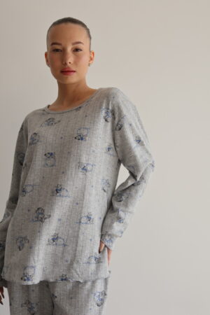 סט ג׳קארד Snow teddy