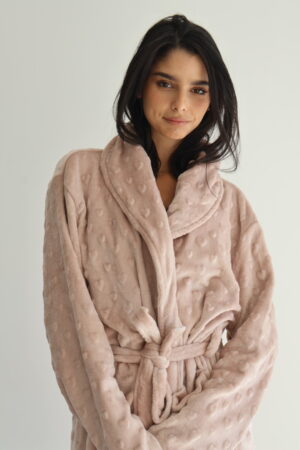 חלוק פליז ארוך love