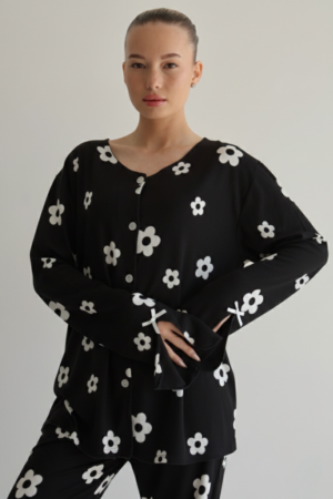 amor סט מכופתרת