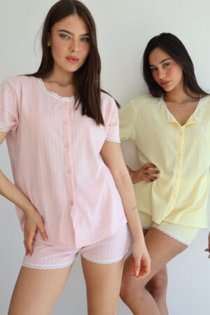 סט Spring קצר ג'קארד